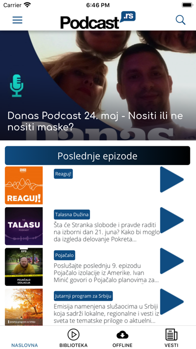 Podcast.rs Screenshot