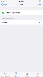 forticlient iphone capturas de pantalla 2