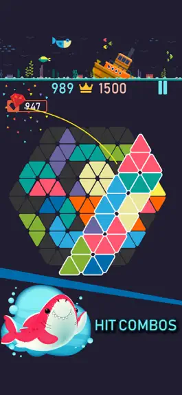 Game screenshot Trigon : Triangle Block Puzzle apk