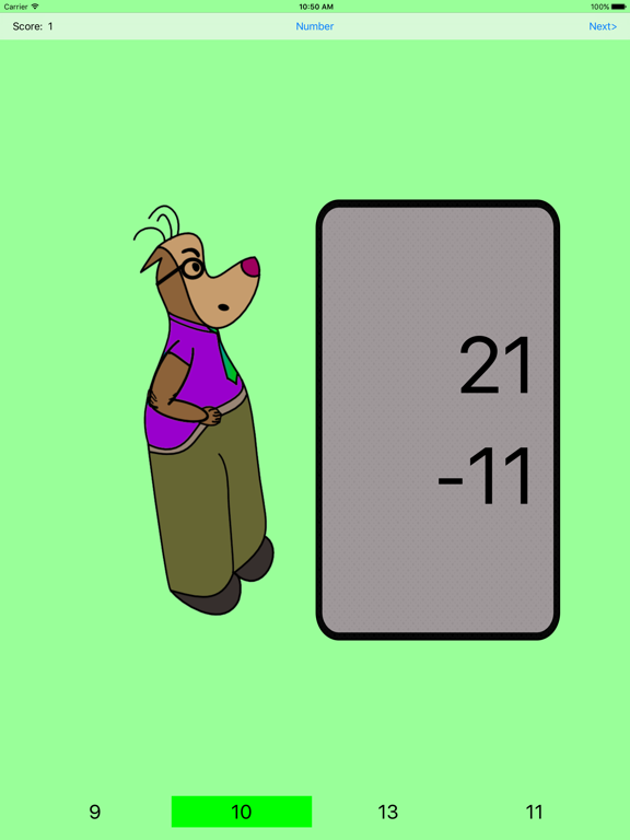 Screenshot #4 pour Subtraction Drills Flashcards