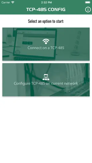 TCP-485 Config screenshot 1
