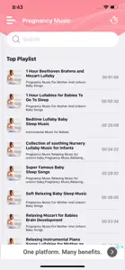 Pregnancy Music For Mom & Baby screenshot #1 for iPhone