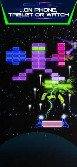 Game screenshot Neon brick breaker apk
