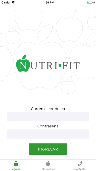 Screenshot #1 pour Nutri Fit