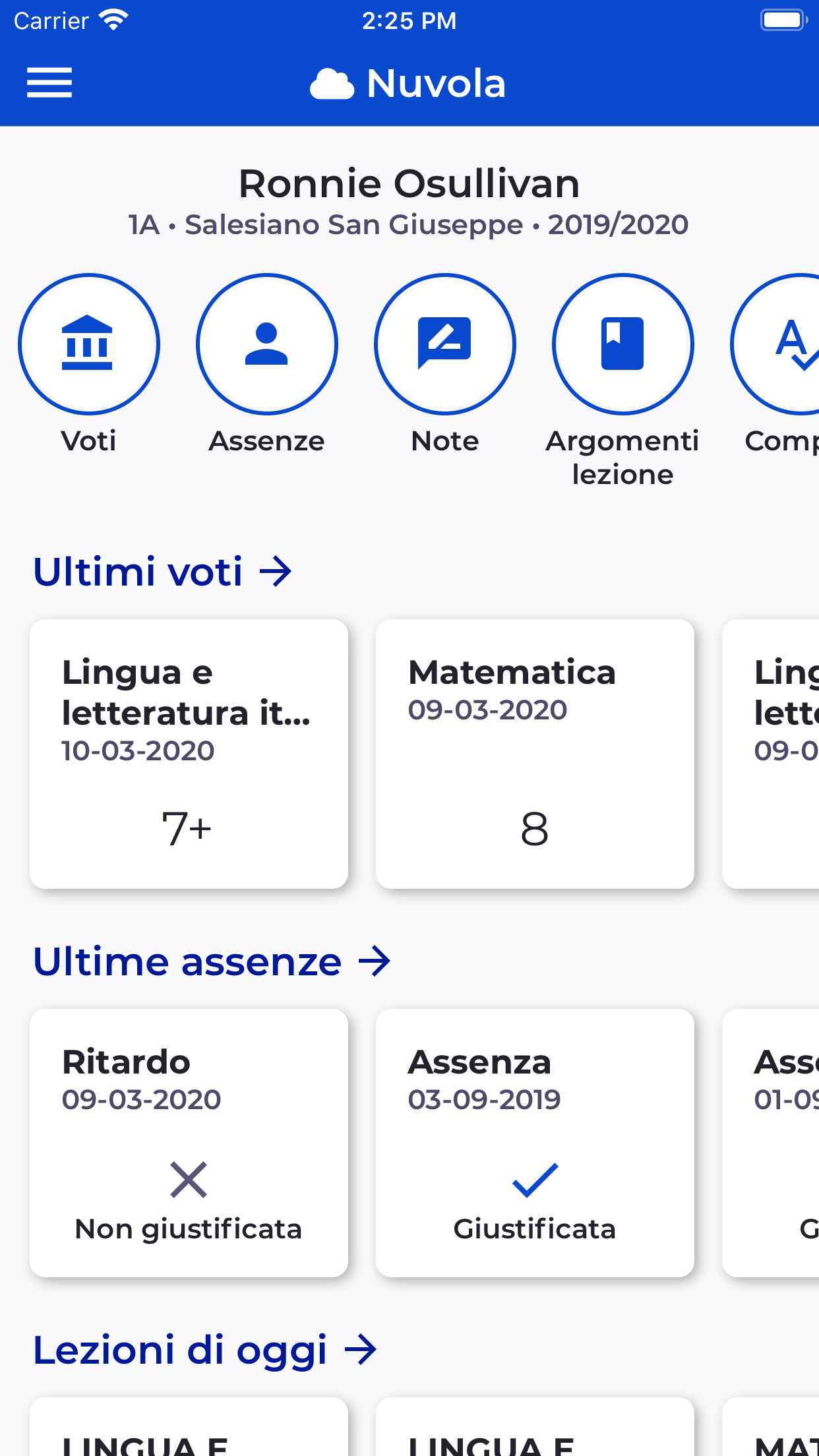 Nuvola - Tutore Studente