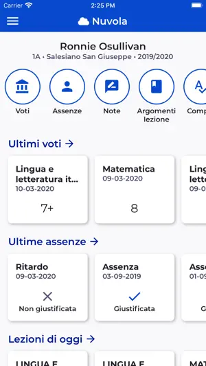 Nuvola - Tutore Studente screenshot 1