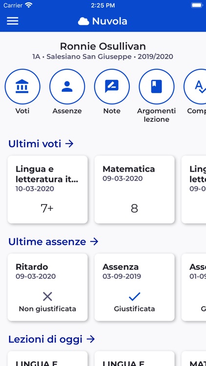 Nuvola - Tutore Studente