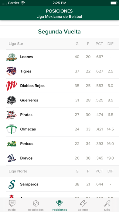 Pericos de Puebla Oficial Screenshot