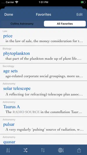 Collins Subject Dictionaries screenshot 4