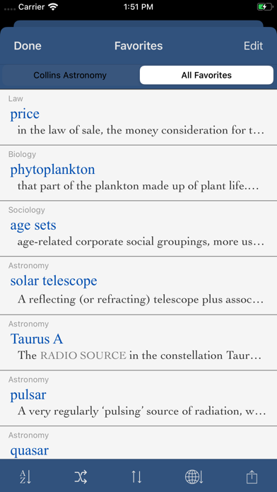 Collins Subject Dictionaries screenshot 4