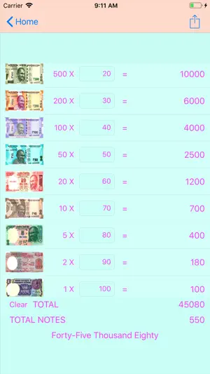 Money Calculator for India screenshot 3