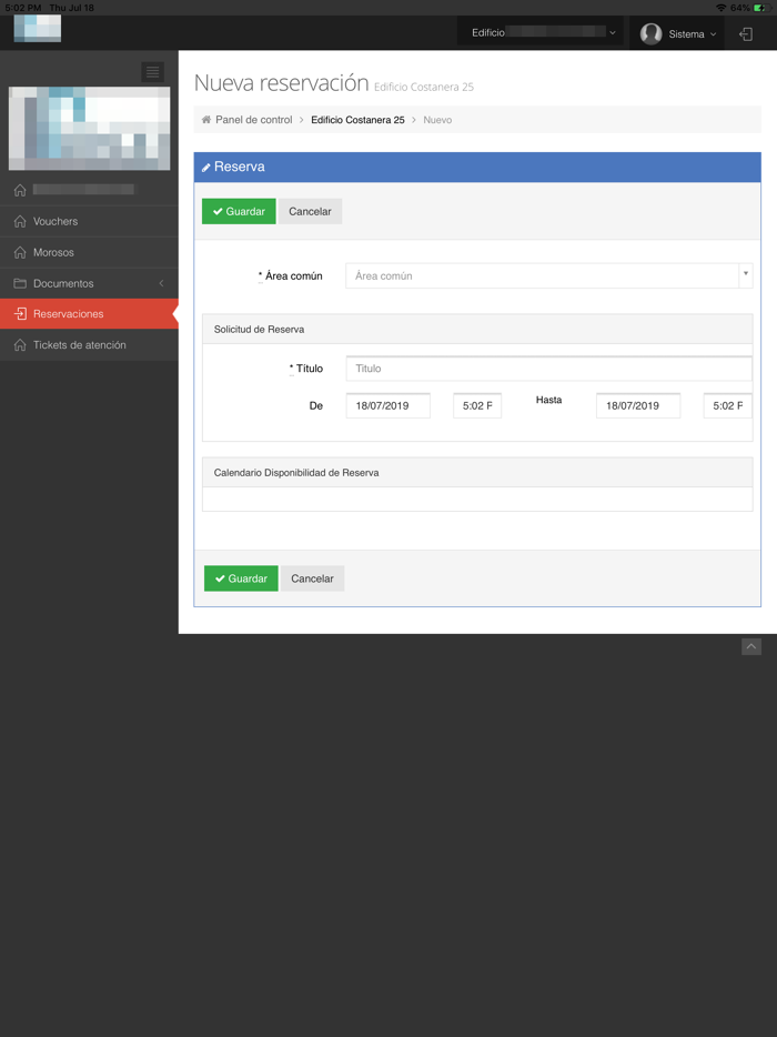 Servinok Admin. de edificios