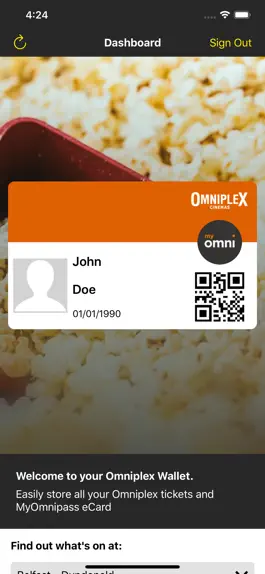 Game screenshot Omniplex Wallet apk