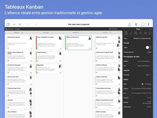 Screenshot #5 pour Merlin Project: Gantt + Kanban