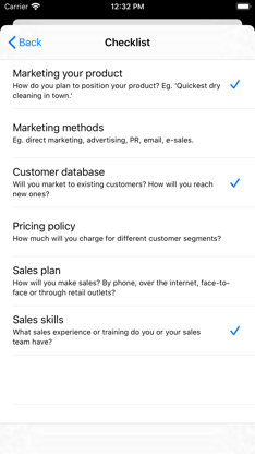 Business Plan screenshot 3
