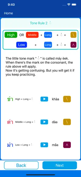 Game screenshot Thai Reading :Alphabet & Tone mod apk