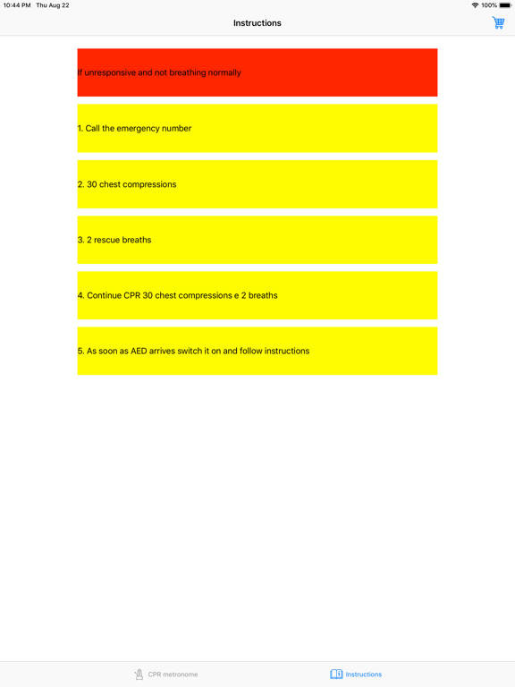 Screenshot #5 pour CPR Metronome