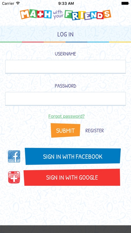 Math with your Friends Game