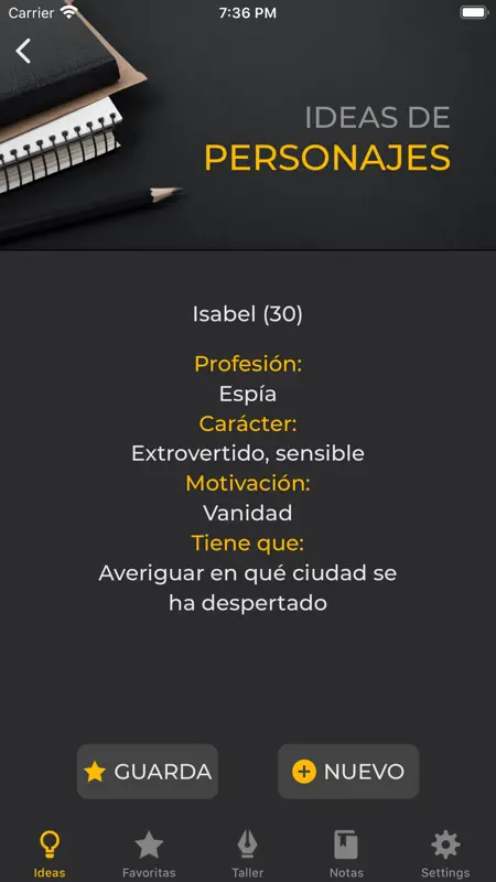 iDeas para Escribir screenshot 4 of 10