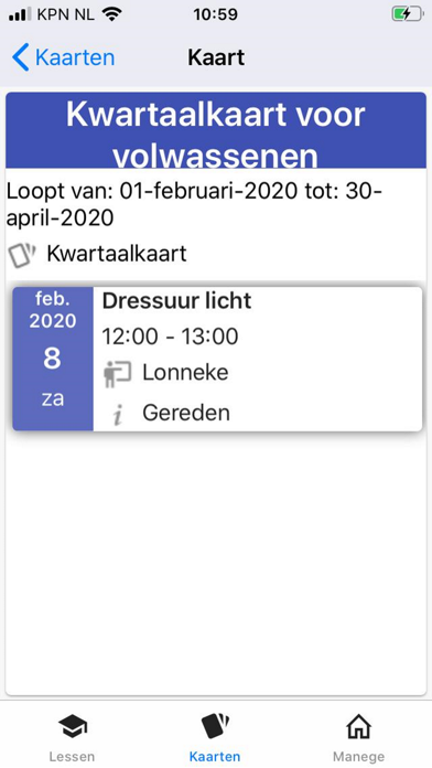 De Ruiter app Screenshot