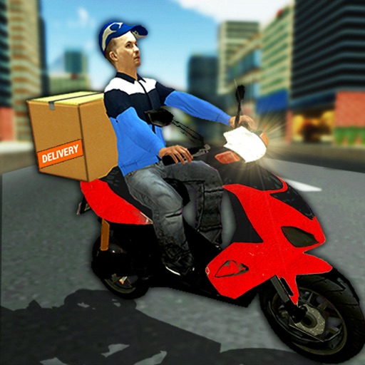 City Courier Moto Delivery icon
