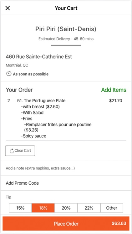 ALCE: Livraison de repas screenshot-3