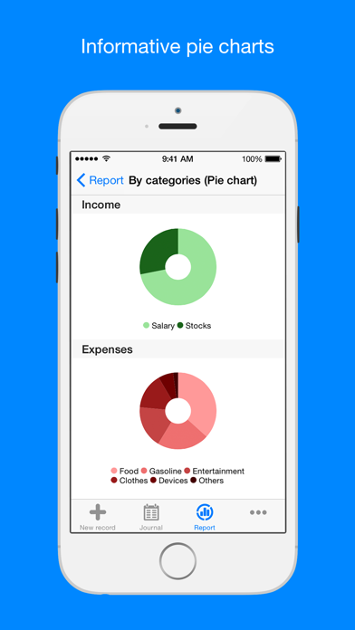 Filki - Expenses and Income Screenshot