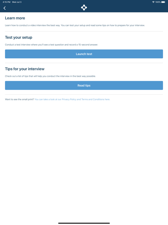 Screenshot #5 pour Kaizen Recruit Video Interview