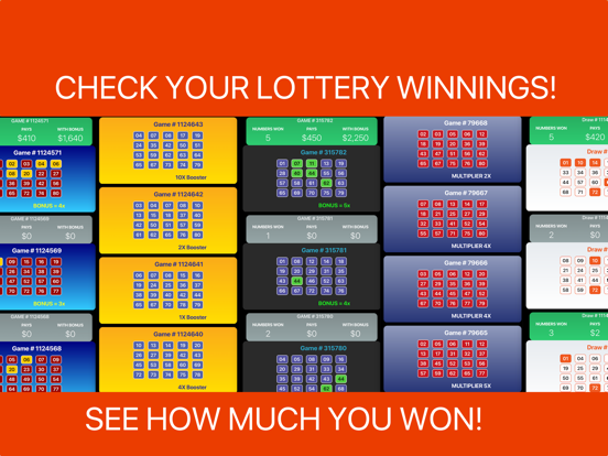 Screenshot #4 pour Keno Pro: Scan Lottery Tickets