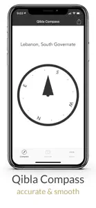 Qibla Compass | بوصلة القبلة screenshot #1 for iPhone