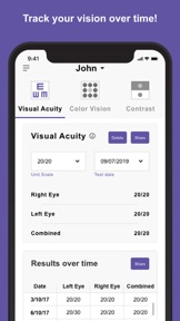 EyeQue Insight screenshot