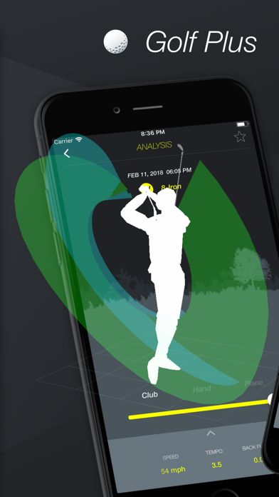 Screenshot #1 pour Golf Plus : Swing Analyzer