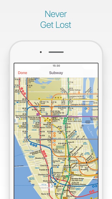 New York Travel Guide and Map Screenshot