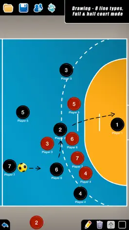 Game screenshot Coach Tactic Board: Handball hack