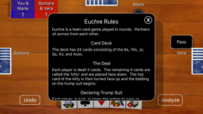 Euchre Card Classic screenshot