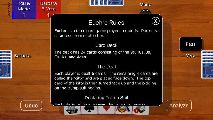 Euchre Card Classic