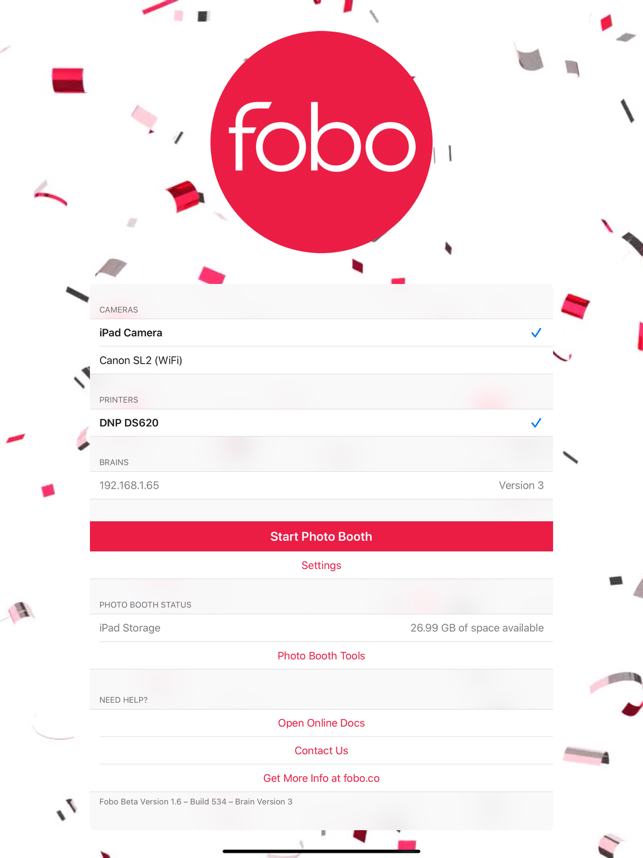 ‎Fobo - Digital Photo Booth Screenshot
