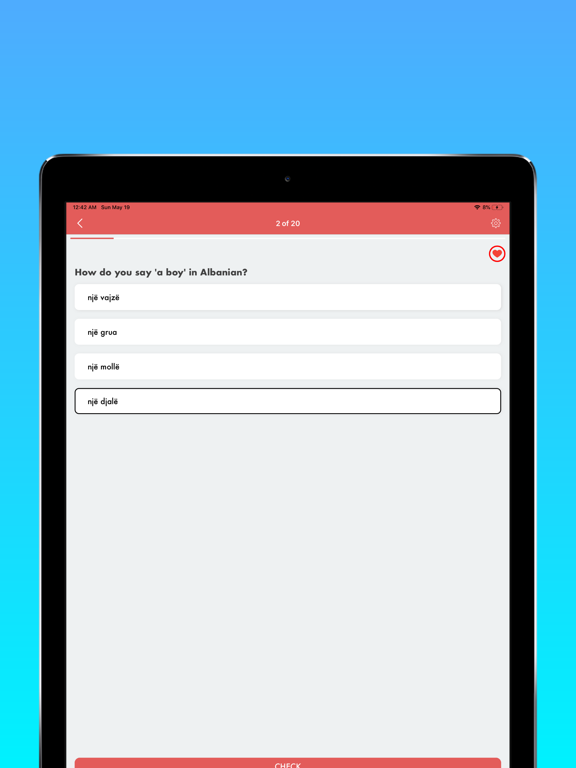 Edualb - Learn Albanian iPad screenshot 2 - Education app