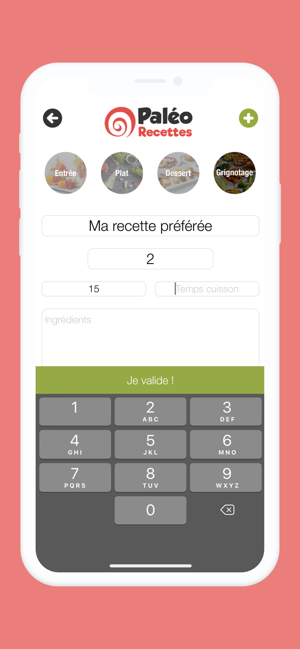 ‎Paléo Recettes Capture d’écran