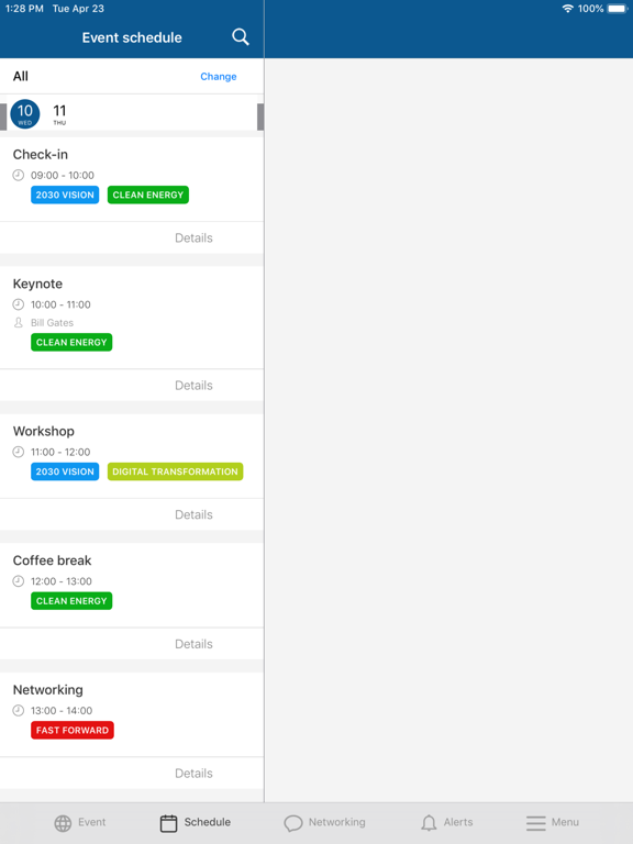 Screenshot #5 pour InEvent App