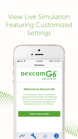 Dexcom G6 Simulator iPhone Screenshot 3