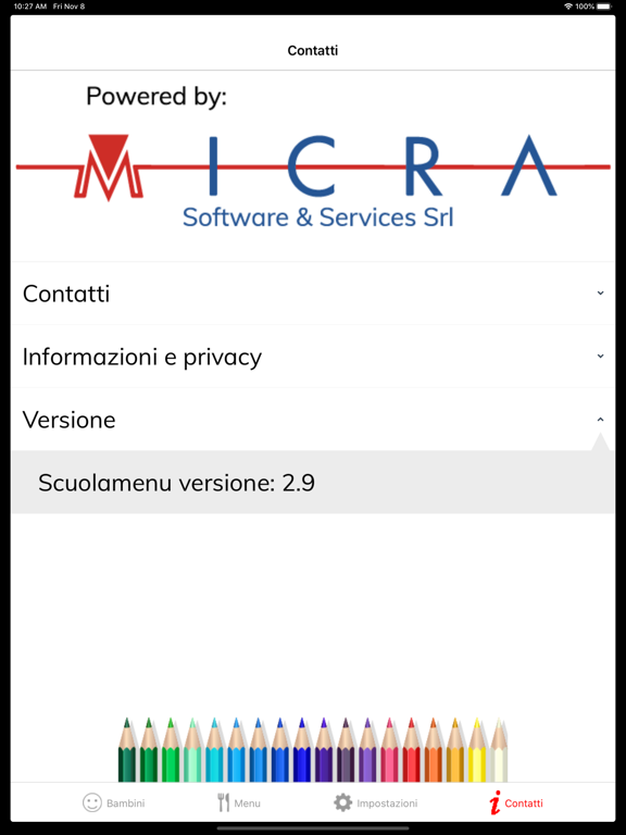 Scuolamenu iPad screenshot 5