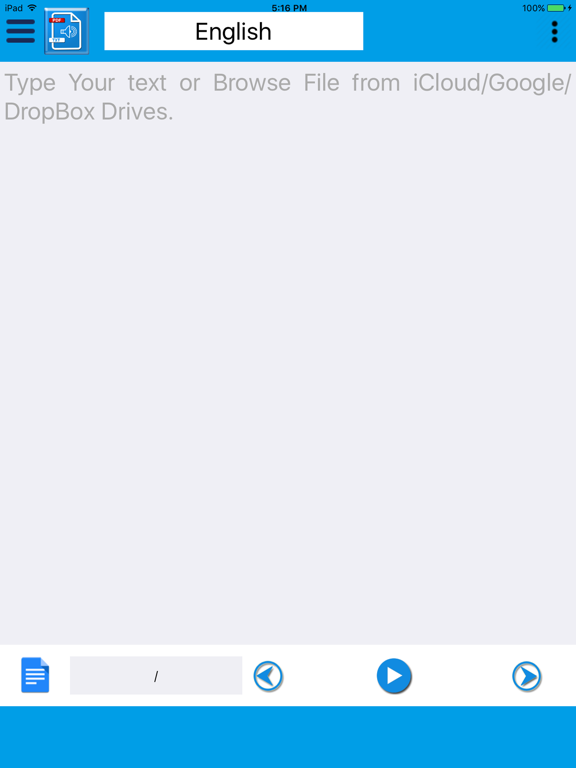 Screenshot #5 pour Text To Voice
