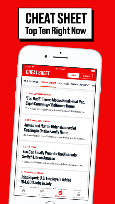 The Daily Beast App Screenshot