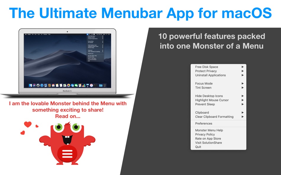 #1. Cool Menu (macOS) 由: SolutionShare Technologies Private Limited