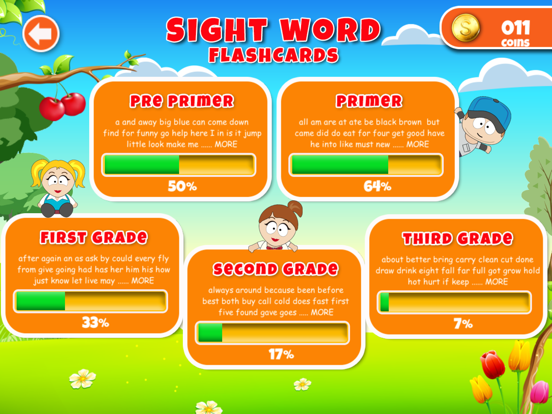 Screenshot #6 pour 200 Plus Sight Words