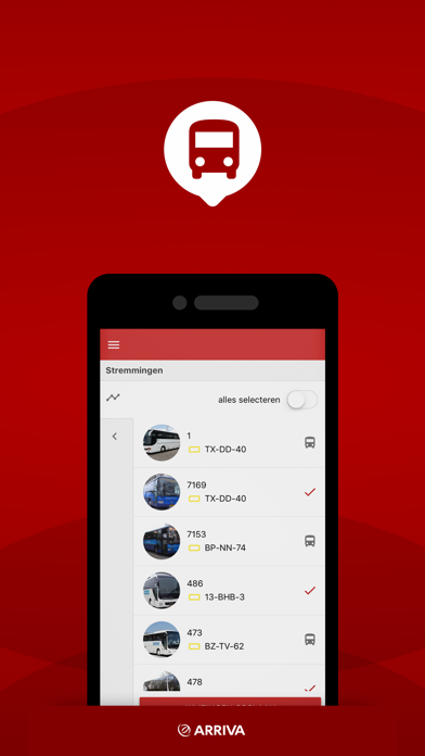 Treinvervangend Vervoer App Screenshot