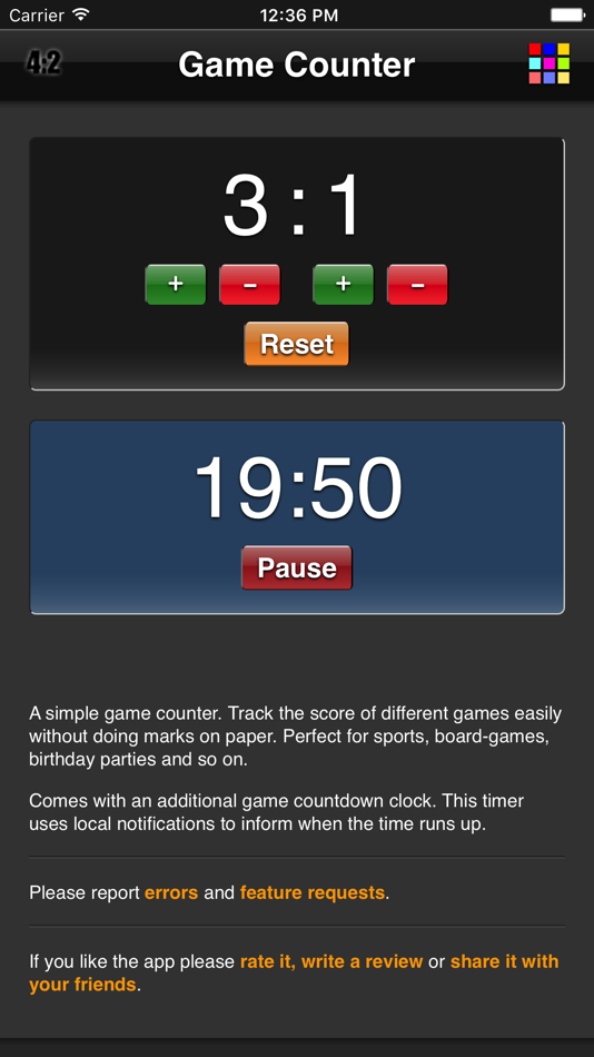 Game Counter - 1.3.2 - (iOS)