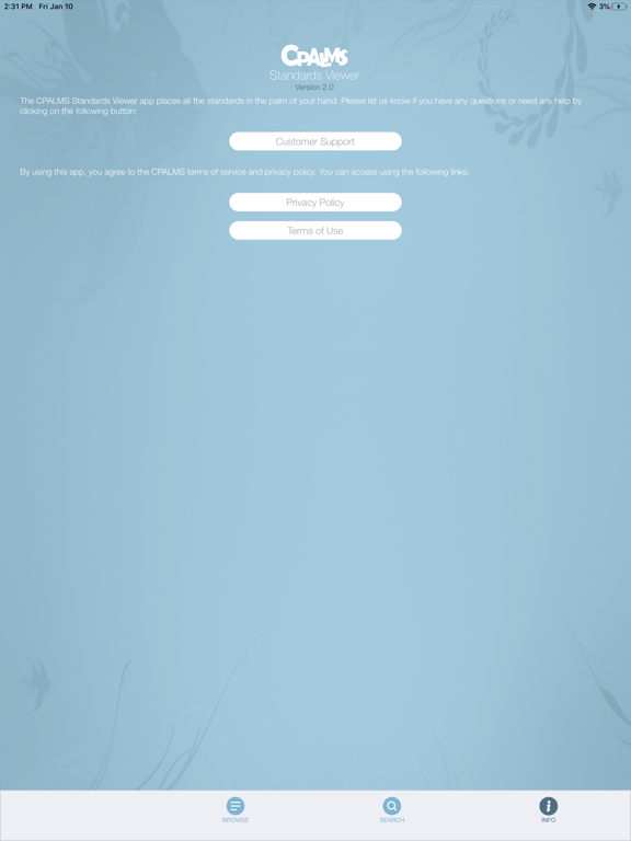 CPALMS Standards Viewer iPad screenshot 8 - Education app