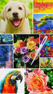 cross stitch : color by letter iphone screenshot 3